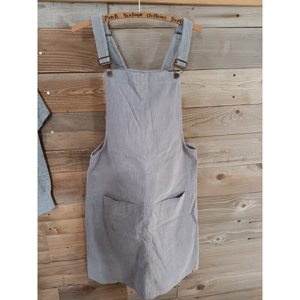 Tate & Adele Parker Corduroy Overall Jumper Sz. M Small Batch Handmade Pockets